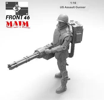 1/16 120mm modern Saldırı adam 120mm oyuncak Reçine Modeli Minyatür reçine şekil Unassembly Boyasız