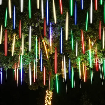 1/2/3/4 Set 30/50cm Meteor Duş LED perili dizi lamba Festoon Sokak Garland Noel Dekorasyon Ev için Yeni Yıl