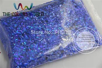 1.5 MM Lazer Kraliyet Mavi Renk Glitter Pulları ,holografik Renk Pul tırnak sanat veya Diğer DIY dekor