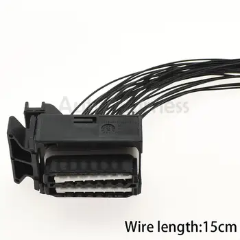 1 Adet 28Pins Otomatik ECU Bilgisayar Sistemi Modifiye fiş konnektörü Kablo Demeti İçin Uygun Motor Şanzıman Kartı 1393436-4