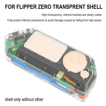 1 adet Flipper Sıfır Yüksek Şeffaflık 3D Baskı Yakıt Enjeksiyon Modifiye Kabuk Şeffaf Kabuk Durumda