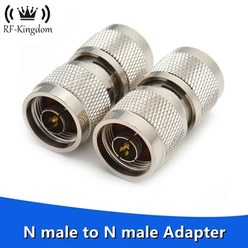 1 adet N Tipi Erkek Fiş N Erkek Konnektör Fişi Çift Düz RF Koaksiyel Adaptör Konnektörleri