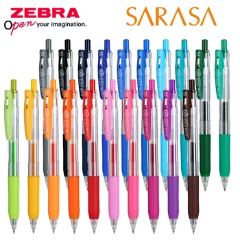1 adet Zebra SARASA Renk Jel Kalem JJ15 Renk Tükenmez Kalem 0.5 mm Çabuk kuruyan Mürekkep Siyah Kalem Öğrenci Malzemeleri Ofis Kırtasiye