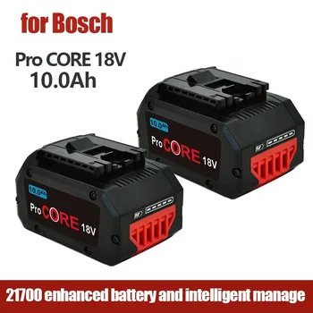 100 % yüksek kalite 18 V 10.0 Ah lityum-iyon yedek pil Pil GBA18V80 Bosch 18 Volt MAX kablosuz elektrikli el aleti Matkaplar