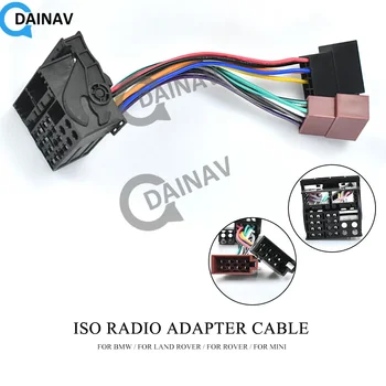 12-104 ISO Radyo Adaptörü BMW LAND ROVER ROVER MİNİ Kablo Demeti Konnektörü Kurşun Tezgah Kablo Fişi