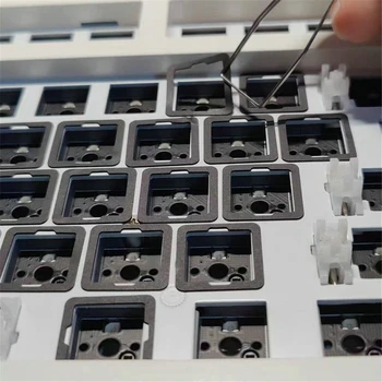 120 Adet Klavye Anahtarı Ses Sönümleyiciler Levha Eksenlerarası Mil Susturucu Köpük Pedleri Mekanik Klavye İçin DIY Anahtarları
