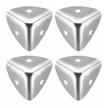 12xScrews Köşe Koruyucular Gümüş Ton Kare Köşe Masaları Araç Kutusu Ahşap Kutular Çinko Alaşımlı Dekoratif Dayanıklı