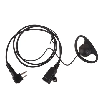 2 Pin Telsiz Kulaklık PTT Mikrofon için CLS1110 CLS1410 CP185 CP200