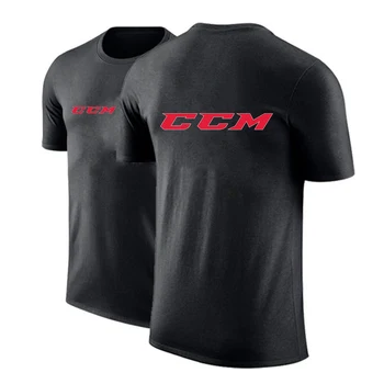 2023 Yeni Yaz Serin GÖmlek Erkekler CCM Baskılı kısa kollu tişört Rahat Nefes Tee O-boyun T Gömlek Streetwear Tops