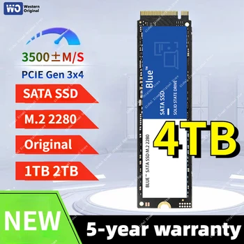 2024 YENİ 2TB 4TB Batı orijinal Mavi SN570 NVMe 1TB 500GB 250GB SSD M. 2 2280 Dahili Katı Hal Sürücü Dizüstü Bilgisayarlar İçin PS4 PS5
