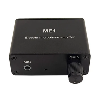 3.5 Mm ME1 Kondenser Mikrofon kulaklık amplifikatörü Ses Preamplifikatör Karıştırma Kurulu Mikrofon Amplifikatör