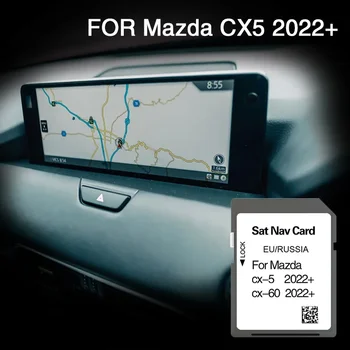 32GB SD Harita Kartı Mazda CX-5 2022 Avrupa Otomobil Navigasyon Aksesuarları GPS Yol Sürüm İzleme