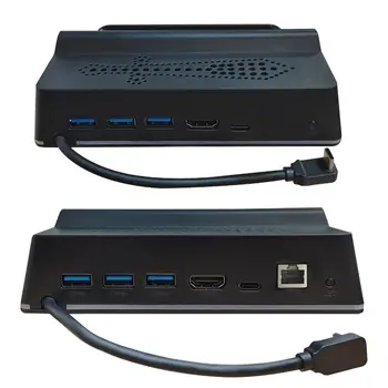4K 60Hz Tip-C HUB Gigabit Ethernet Oyun Konsolu Standı Tabanı Profesyonel USB-C Dönüştürücü ASUS ROG Müttefik / Buhar Güverte