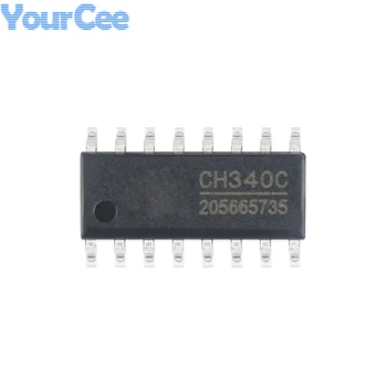 5 Adet USB Seri Port Çip CH340C SOP - 16 SOP16 Dahili Kristal Osilatör IC