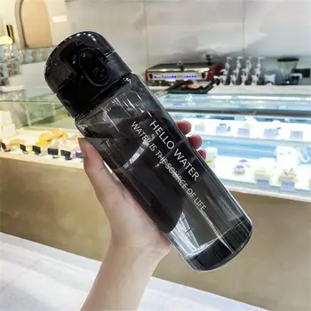 780ml Spor Su Şişesi BPA Ücretsiz Taşınabilir sızdırmaz Çay Kahve Fincanı Plastik Drinkware Açık Seyahat Spor içme suyu şişesi