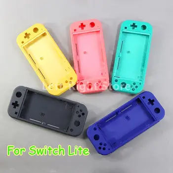 8set Nintendo Anahtarı Lite durumda Plastik Kabuk Kılıf Kapak Nintendo Anahtarı Lite Konsolu İçin Sert Konut Kabuk Kapak Düğmesi Kiti