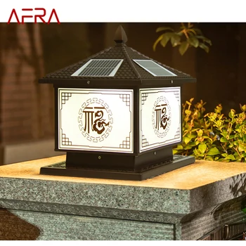 AFRA açık güneş sonrası lambaları eski çin ayağı ışıkları LED su geçirmez IP65 ev Villa avlu bahçe