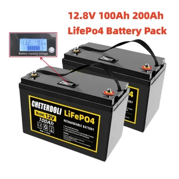 Aleaıvy 12.8 V 100Ah 120Ah LiFePO4 Pil Paketi 12V şarj edilebilir pil Paketi Lityum Demir Fosfat Lifepo4 Güneş Pili araçları