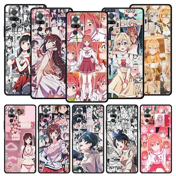 Anime Bir Kız Arkadaşı Telefon kılıfı Xiaomi Redmi İçin Not 11 10 9 8 7 9s 8T Pro K50 K40 Oyun 8A 9A 9C 9T 11T 5G Kapak Siyah