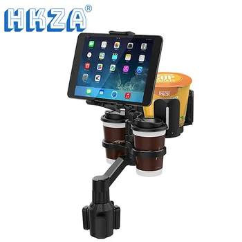 Araba Tablet standı telefonları Braketi Otomatik Bardak Tutucu Genişletici Tepsi Gıdalar İçecek Kahve Mobil Navigasyon Braketi yemek masası