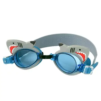 Ayarlanabilir HD yüzücü gözlükleri Ayarlanabilir Su Sporları Gözlük Ayarlanabilir Kayış Silikon Karikatür Su Geçirmez Gözlüğü Göz Koruması