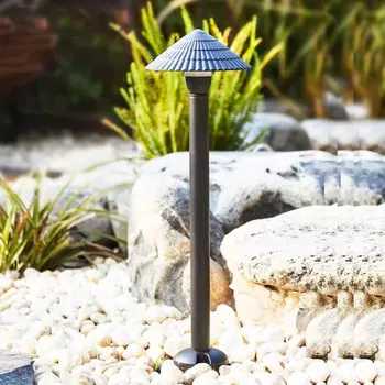 Açık Çim Bahçe Villa Modern Su geçirmez Topluluk Parkı çim şemsiye açık avlu ışığı