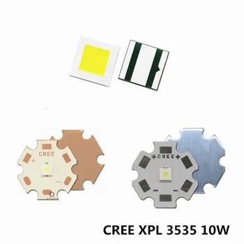 CREE XPL HI led 10 W V6 3A 6000 K LED Verici XP-L HI 3535 led çip Soğuk Beyaz Yüksek Güç LED lamba 1100LM