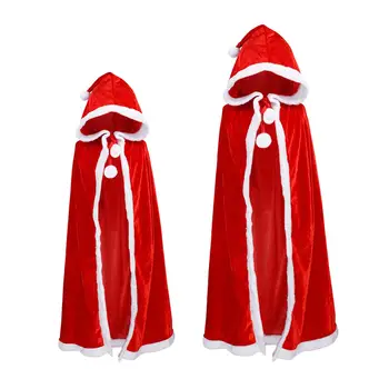 Cadılar Bayramı Noel kostüm pelerin Santa pelerin parti malzemeleri karnaval için