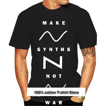 Camiseta de marca nueva para hombre, camiseta Retro de marca Synth Not War, sintetizador analógico, Roland