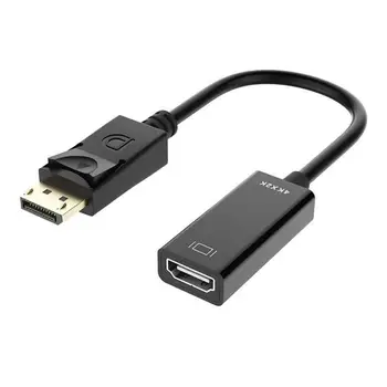 DisplayPort HDMI uyumlu Adaptör Dönüştürücü Ekran Bağlantı Noktası Erkek Mini DP Kadın TV Kablosu Adaptör Video PC TV Kablosu İçin