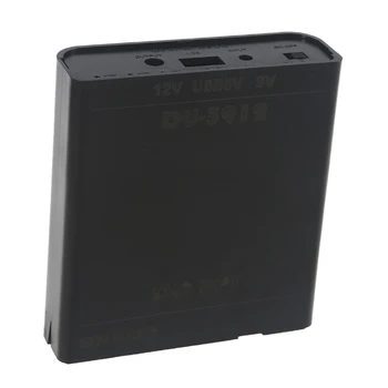 ESTD DIY 3x18650 Pil 5V USB + 3.5X1.35mm 9V + 12V 5.5x2.1mm UPS Güç Kaynağı Kutusu WIFI yönlendirici Modem Güvenlik Kamera