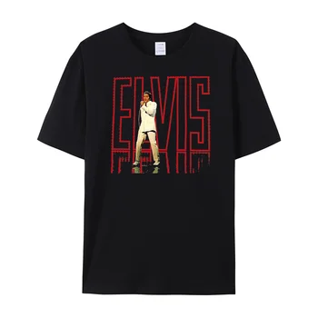 Elvis Presley Gömlek 68 Albümü Siyah tişört 4585 erkek tişörtü