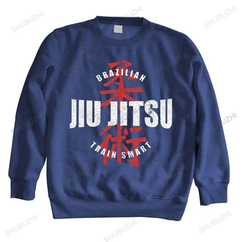 Erkek Jiu Jitsu tişörtü pamuk kapüşonlu Yenilik hoody Grafik Brezilya Jiu-Jitsu kazak slim fit giysiler damla nakliye