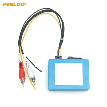 FEELDO 2 Kanallı RCA Ses AUX Girişi EN Fiber Optik Amplifikatör Dekoder Dönüştürücü Kiti İçin Fit Benz S / SL W171; W211; W219; W220