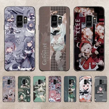Genshin Darbe Anime Telefon Kılıfı İçin Samsung Galaxy S6 S7 Kenar Artı S9 S20Plus S20ULTRA S10lite S225G S10 Note20ultra Kılıf