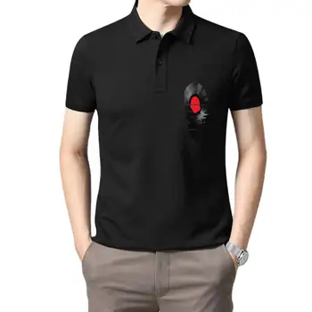 Golf giyim erkekler Erime Vinil Damlayan Serin Kayıt DJ Müzik Vintage Hediye Tee %84 Pamuk Özelleştirmek polo t shirt erkekler için