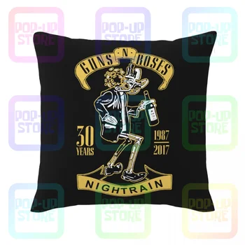 Guns N Roses Nightrain 30 Yıl 1987 2017 Koleksiyon Gnfnr Keten Yastık Kılıfı Atmak Yastık Örtüsü Moda