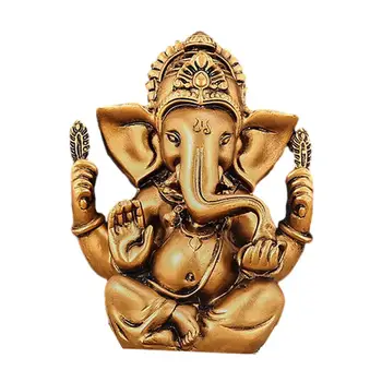 Hint Ganesha Heykelcik Ganesh Buda Heykelcik Ofis Masası için Araba Dashboard