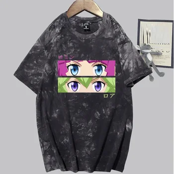 Japon animesi Yu Gi Oh Yediler Romin Kirishima T Shirt Erkek Anime Gözler Grafik yazlık t-Shirt