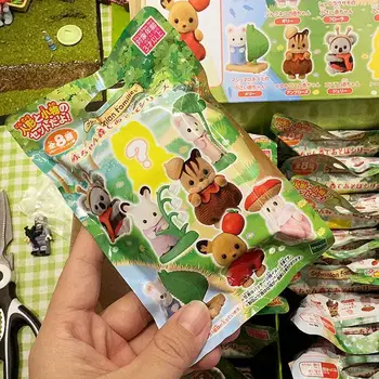 Japonya Sylvanian Aileleri Kör Kutu Kawaii Kamp giyinmek Sevimli Anime Figürleri Odası Süsler Doğum Günü Hediyeleri Yılbaşı Hediyeleri için