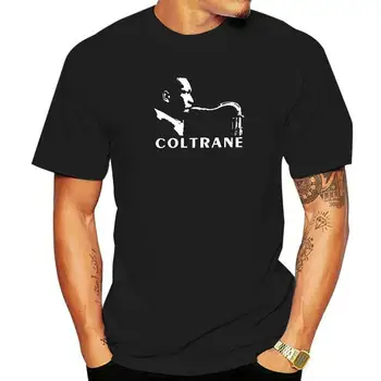 John Coltrane Saksafoncu T-Shirt Erkekler İçin Müzik Bebop Bop Saksafon Esprili Erkek Tees Crewneck %100 % Pamuklu T Shirt Artı Boyutu