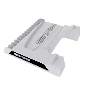 KJH-P5D - 008 için PS5Slim ana soğutma tabanı PS5 slim oyun denetleyicisi şarj standı disk depolama rafı kulaklık askısı
