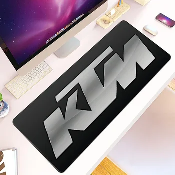 KTM Spor Motosiklet Mousepad HD Baskı Bilgisayar Oyuncuları Kilitleme Kenar kaymaz Mouse Pad XXL90x40cm Klavye PC masa pedi