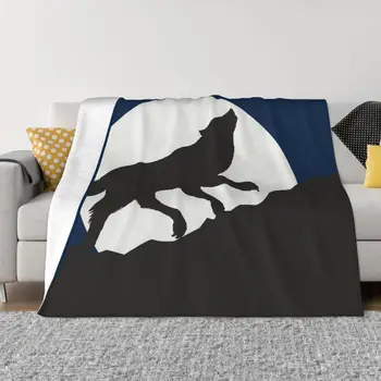 Kurt Serin Yakışıklı hayvanlı battaniye Sıcak Rahat Tüm Sezon Konfor Atmak Battaniye Yatak Odası Dekor için