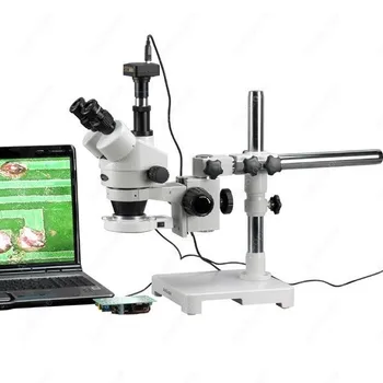 LED Bom Standı Stereo Mikroskop-AmScope Malzemeleri 3.5 X-180X LED Bom Standı Stereo yakınlaştırmalı mikroskop + 10MP Kamera