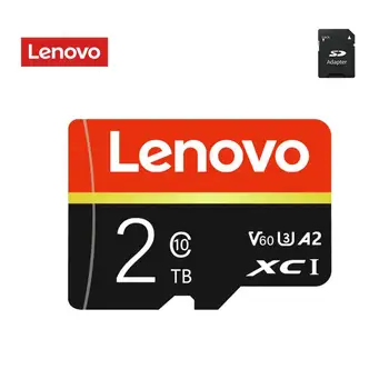Lenovo Mikro TF SD Kart 1TB 2TB Yüksek Hızlı SD Hafıza Kartı 128GB 256GB U3 A2 TF Flash Kart Xiaomi Telefonu İçin Oyun Kamera Masa PC