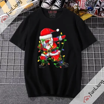 Merry Christmas Adam Santa T-Shirt Kadınlar için Yeni Yıl Hediye kadın T-shirt Moda Streetwear Y2k Giyim Tops