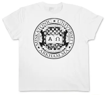 Miskatonic Üniversitesi I Vintage tişört-Arkham Lovecraft Hp İşareti Cthulhu Çağrı Yeni 2019 Moda %100 % Pamuklu erkek t Shirt