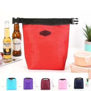 Moda Taşınabilir Termal Yalıtımlı Öğle yemeği soğutucu çanta Öğle Yemeği kutusu saklama çantası Bayan Taşıma Piknik Gıda Tote Yalıtım Paketi