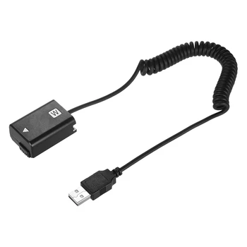 NP-FW50 Kukla pil yayı USB şarj kablosu Bileşeni Sony A7 A7R A7S A7M A7II A7S2 A7M2 A7R2 A6500 A6300 DC Çoğaltıcı